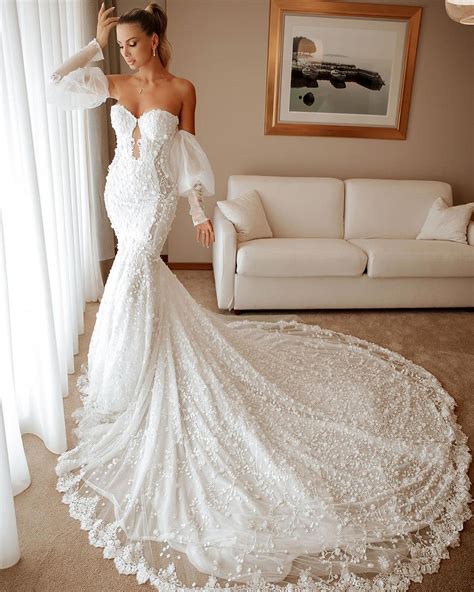 pretty mermaid wedding dresses | Dresses Images 2022