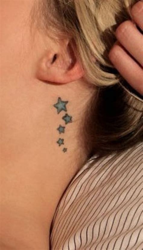 51 Lovely Star Neck Tattoos - Neck Tattoo Designs