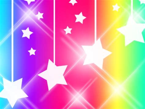 Rainbow + Hanging Star BG | Rainbow wallpaper, Star background, Wallpaper