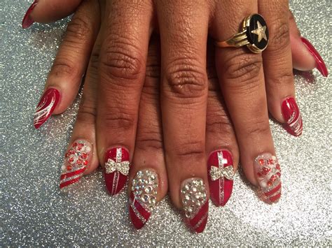 Christmas Nails 2023 Pink 2023 Best Top Popular List of | Christmas Eve ...