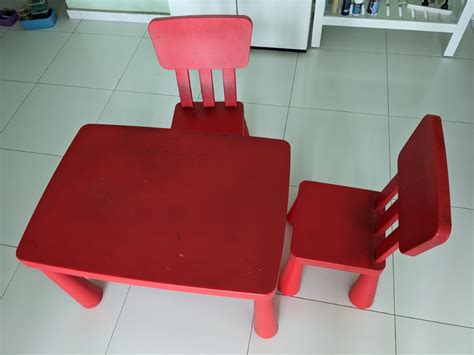 Ikea Kids Study Table and Chairs, Babies & Kids, Baby Nursery & Kids Furniture, Kids' Tables ...