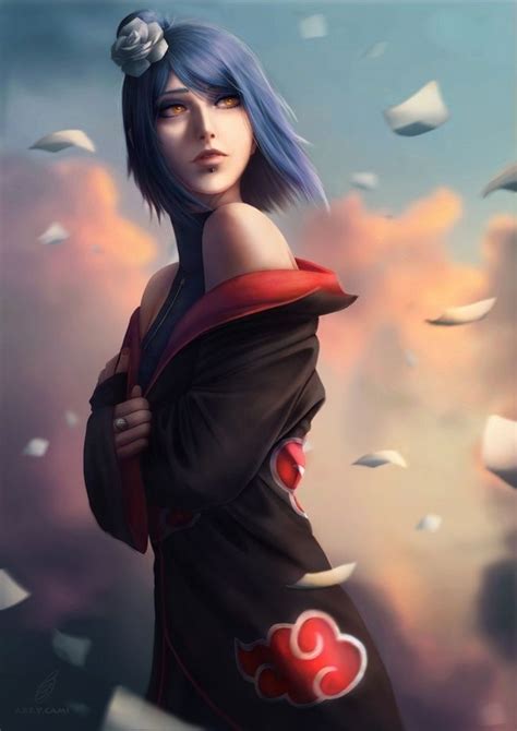 Konan, an art print by Camila Breda | Akatsuki cosplay, Konan, Naruto ...