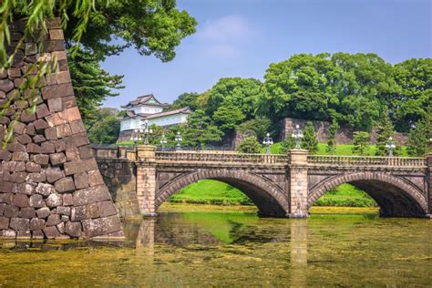 Tokyo Imperial Palace Moat stock photo. Image of famous - 118705480