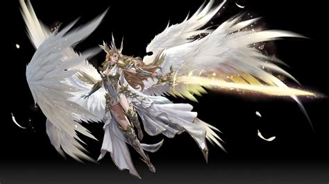 ArtStation - Seraphim, guanjie Wang | Anime art beautiful, Fantasy art female, Angels fantasy art