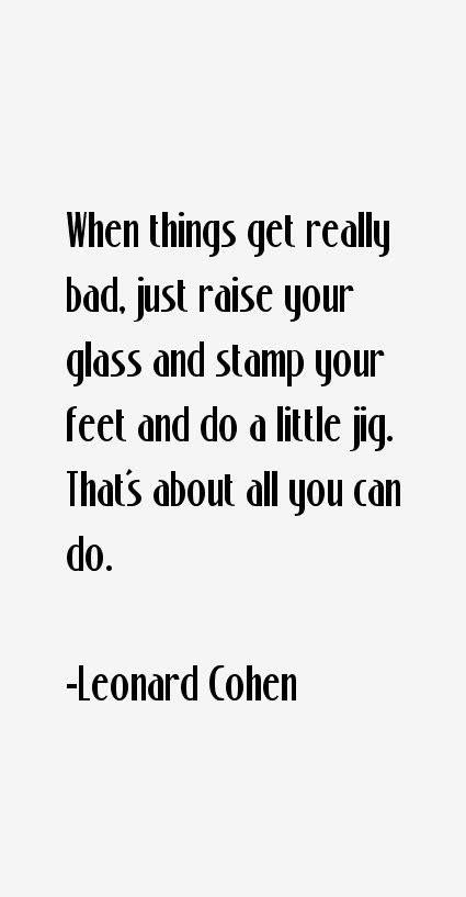 Leonard Cohen Quotes & Sayings (Page 2)