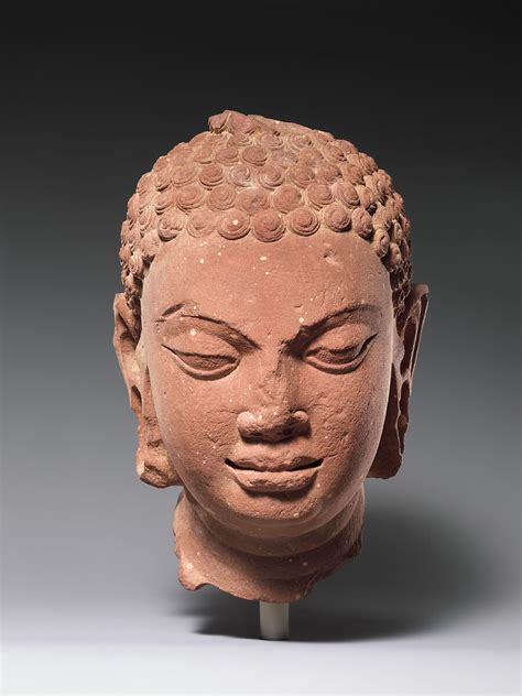 Head of a Buddha | India (Uttar Pradesh, Mathura) | late Gupta period ...