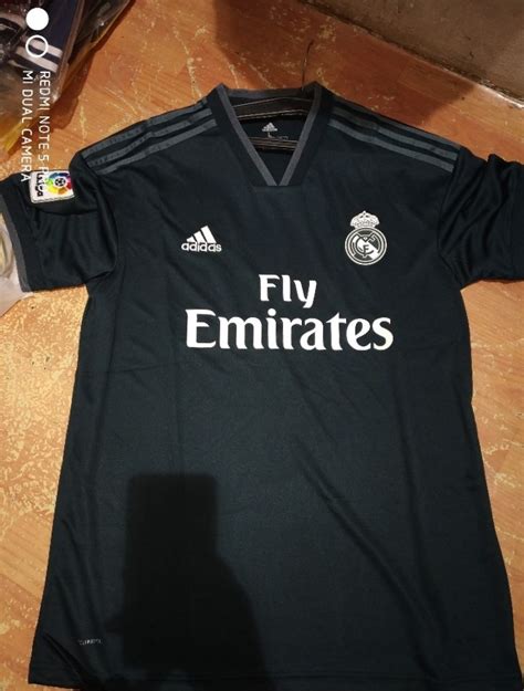 Black Real Madrid Jersey, Rs 650 /piece Jersey Boys Garments | ID ...