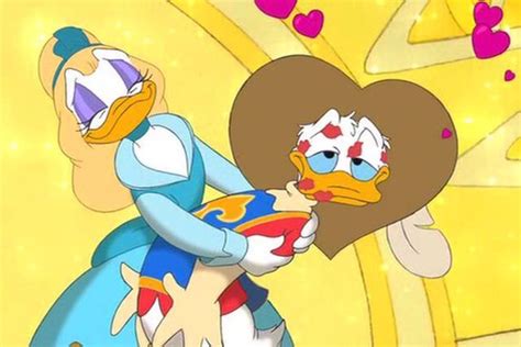 Daisy? Are you kissing a commoner? | Mickey mouse and friends, Donald and daisy duck, Mickey mouse