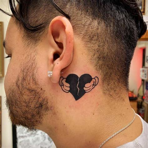 Update 72+ broken heart tattoos on neck - in.cdgdbentre