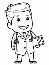 Free A Doctor Coloring Page Download Png  sketch template