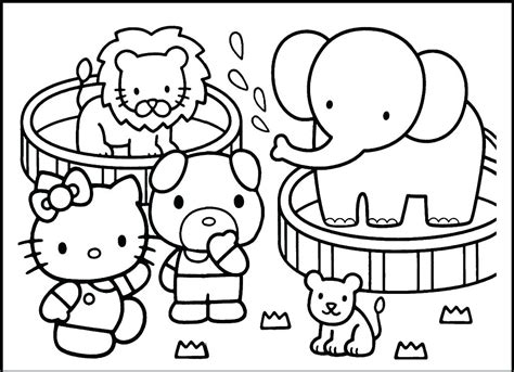 Zookeeper Coloring Page at GetDrawings | Free download