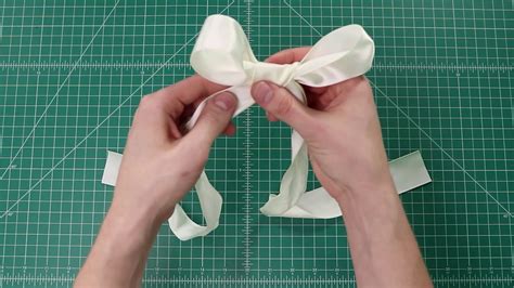 How to Tie a Perfect Bow in Ribbon - YouTube