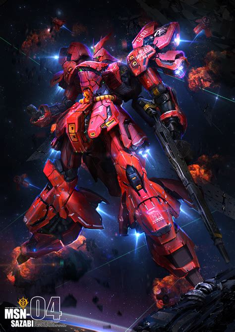 Sazabi by theDURRRRIAN on DeviantArt