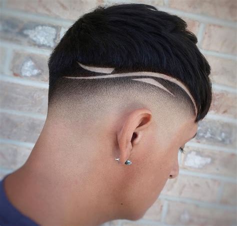 Pinterest | Listras no cabelo, Risco no cabelo masculino, Desenho no ...