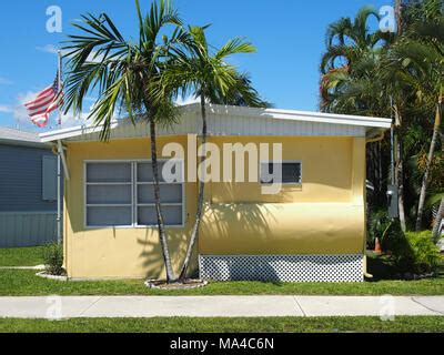 mobile home trailer park Florida FL housing homes crowded neighbors ...