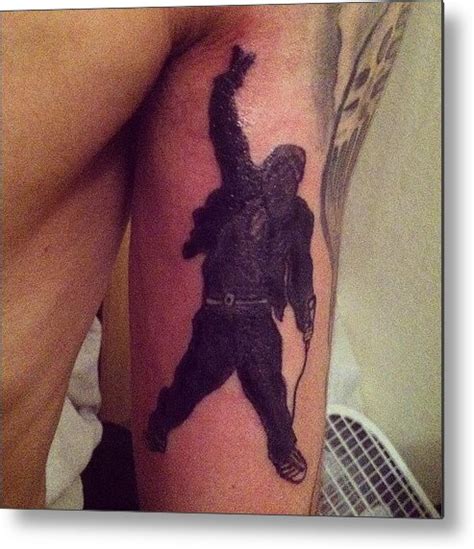 Freddie Mercury Silhouette Tattoo