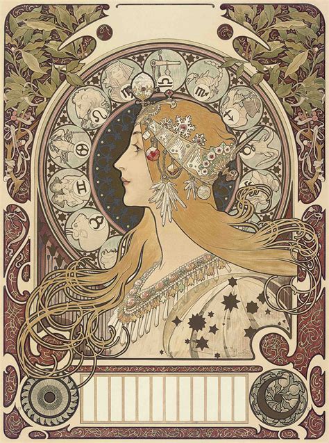 ALPHONSE MUCHA (1860-1939) , ZODIAC , 1896 | Christie's