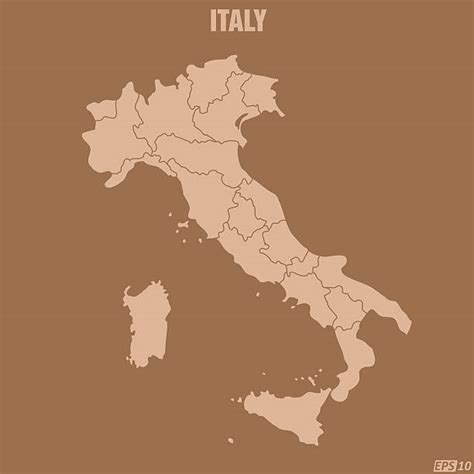 Italy Map Regions Illustrations, Royalty-Free Vector Graphics & Clip Art - iStock