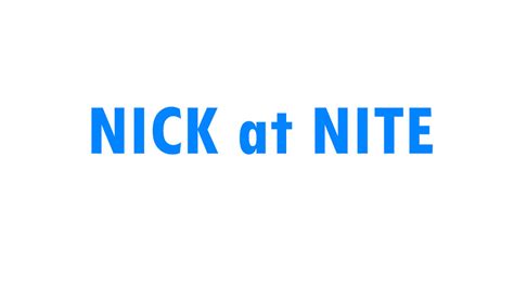 Nick at Nite 1992-2002 logo by DLEDeviant on DeviantArt