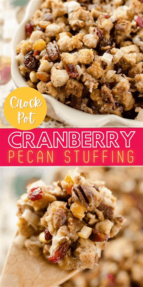 Crock Pot Cranberry Stuffing