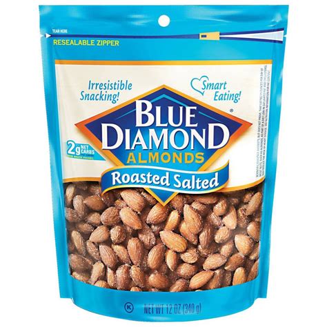 Blue Diamond Almonds Roasted Salted - 12oz 12 oz | Shipt