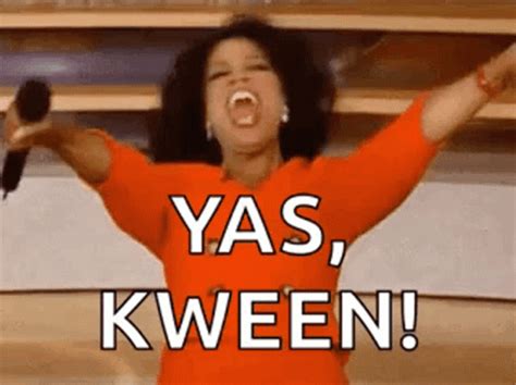Yas Kween Excited Oprah Winfrey GIF | GIFDB.com