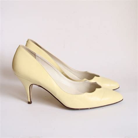 Pale Yellow Heels | Yellow heels, Heels, Yellow kittens