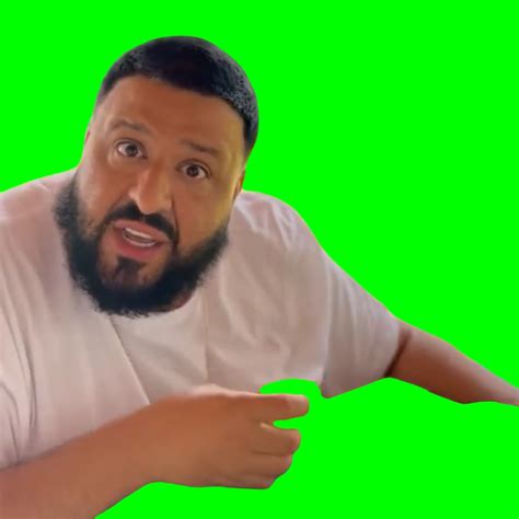 DJ Khaled "They didn't believe in us, GOD DID!" Meme (Green Screen) – CreatorSet