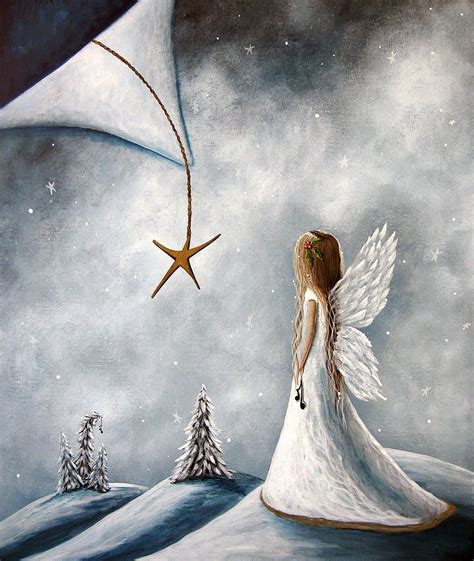 The Christmas Star | Art féérique, Peintures d'ange, Oeuvre d'art