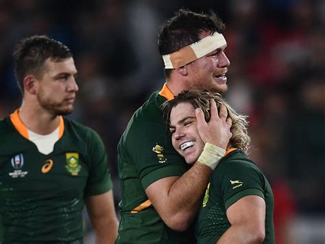 Rugby World Cup 2019: Faf de Klerk is brave, brilliant and bloody ...