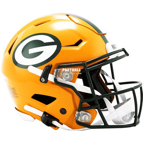 Green Bay Packers Full Size Riddell SpeedFlex Authentic Helmet | Green bay packers helmet ...