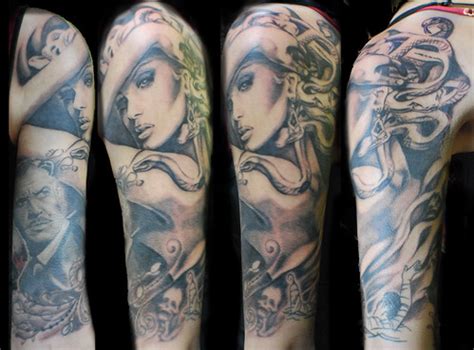 medusa tattoo (in progress) | arm sleeve in progress | Flickr