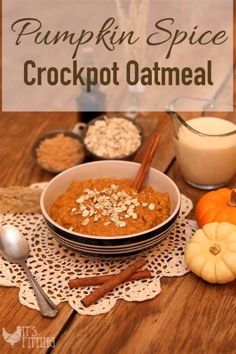 Pumpkin and Spice Crockpot Oatmeal | Recipes, Pumpkin recipes, Crockpot ...