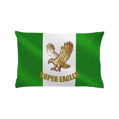 Nigerian Eagle Flag Pillow Case by WorldGraphics - CafePress