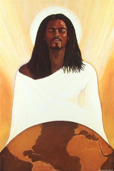 The Savior of the World. | Black jesus, Black art pictures, African american art