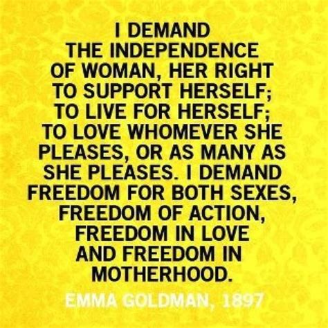 Emma Goldman | Equality quotes, Feminism, Quotes