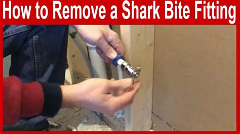 How to Remove a Shark Bite Plumbing Fitting - YouTube