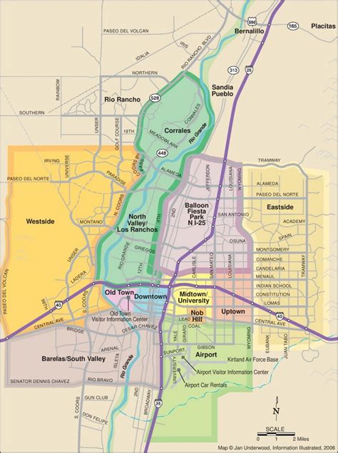Albuquerque neighborhoods map