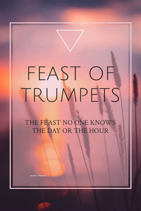 Why is the Biblical Feast of Trumpets Important | Rosh Hoshanah | Feast of Yom Teruah - Chosen ...