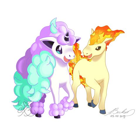 Galarian Ponyta by MyHandsAreCrazy on DeviantArt | Cute pokemon wallpaper, Pokemon drawings ...