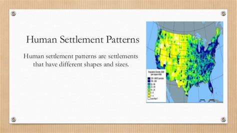 Human settlement pattern