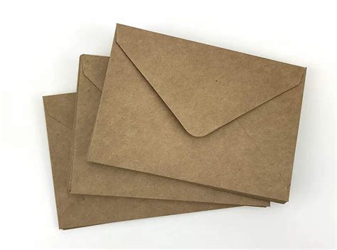 Brown Paper Envelope, Size: 9.5 X 4.5 Inches at ₹ 1/piece in New Delhi ...