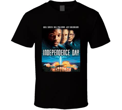 Independence Day Movie Poster Will Smith Bill Pullman Jeff Goldblum T Shirt