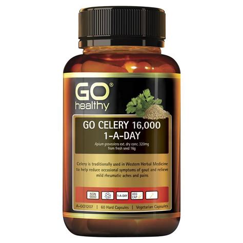 Buy GO Healthy Celery 16000mg 60 Vege Capsules Online at Chemist Warehouse®