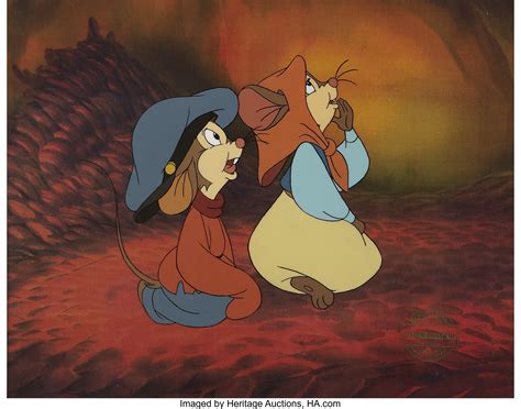 "An American Tail" Fievel and Tanya Mousekewitz Production Cel | Lot #72569 | Heritage Auctions