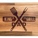 Personalized Wooden BBQ Cutting Board Gift for Men, BBQ Gift Set for Christmas, Birthday Gift ...