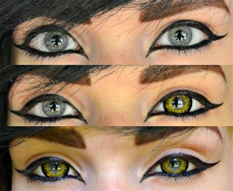 Very vibrant gold contact lenses. Beuberry CH gold (http://www.uniqso.com/beuberry-ch-gold) # ...