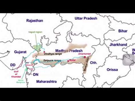 Mahi River || Source || States || Prelims || UPSC || Tamil - YouTube