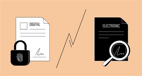 Difference between a Digital Signature and an Electronic Signature - James John Williams