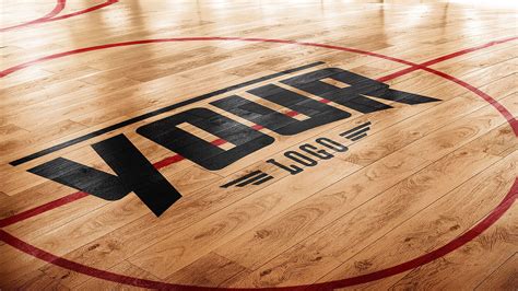 Basketball Court Logo Mockup on Behance